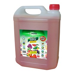 Zobrazit detail Vitality komplex - listová výživa, extra silný 5 l Obrázek z Vitality komplex - listová výživa, extra silný 5 l