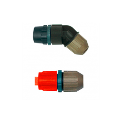 Zobrazit detail Tryska 45° + tryska s přímou štěrbinou 60° Obrázek z Tryska 45° + tryska s přímou štěrbinou 60°