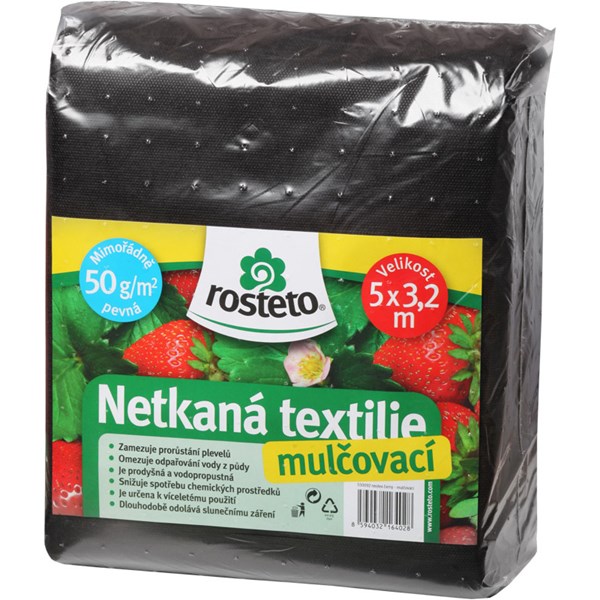 Obrázek z Netkaná textilie 50 g 5x3,2 m (černá)