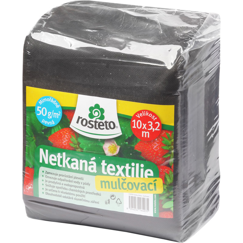Obrázek z Netkaná textilie 50 g 10x3,2 m (černá)