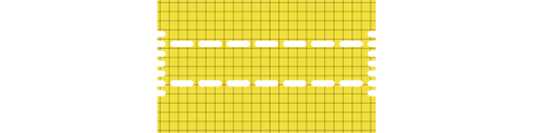 Obrázek z Lepová deska 280x585 žlutá jednostranná (karton 6 ks)