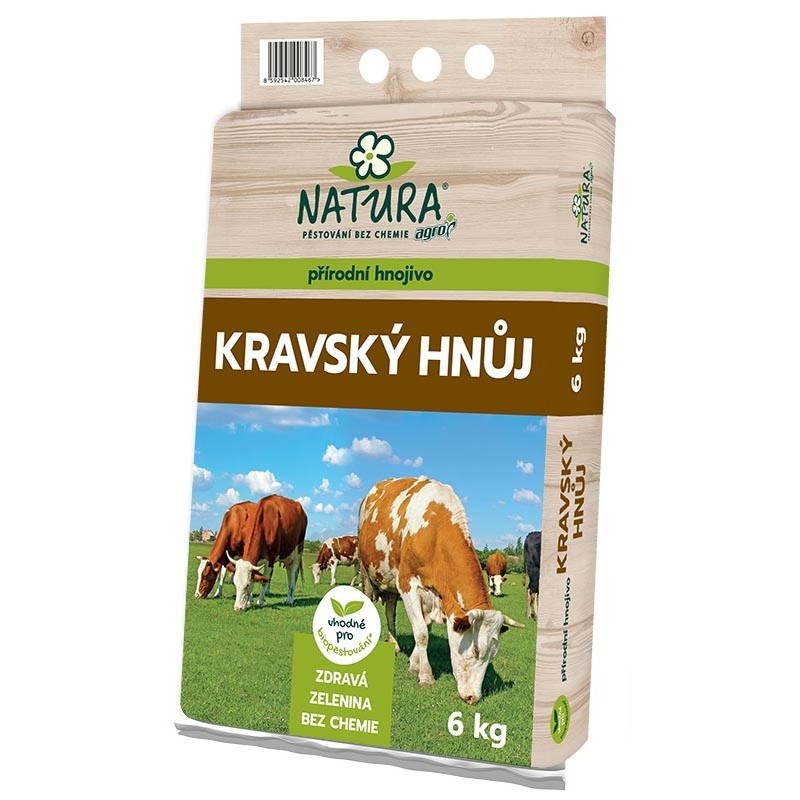 Obrázek z Kravský hnůj, organické hnojivo 6 kg